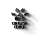 3d cat wash logo